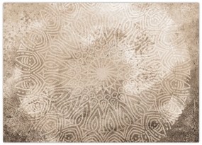 Tablou pe sticlă - Mandala (70x50 cm)