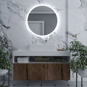 Oglindă rotundă cu iluminare LED E1