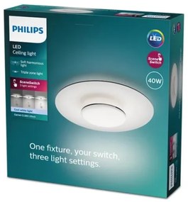 Plafonieră LED dimabilă GARNET SCENE SWITCH LED/40W/230V 4000K Philips