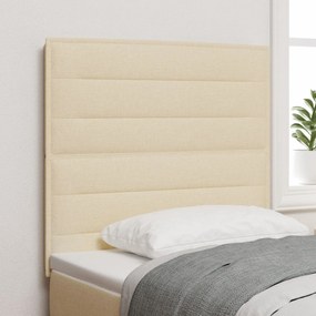 vidaXL Tăblie Design Linii Crem 80 cm Fabric