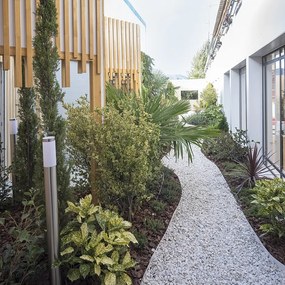 Lampă de exterior modernă pe stâlp din oțel 110 cm IP44 - Rox