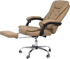 Scaun directorial cu suport de picioareOFF 418 crem