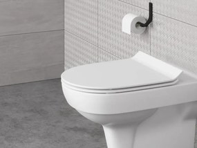 Set vas WC suspendat Cersanit, City, Rimless cu capac Soft-Close si Easy Off inclus