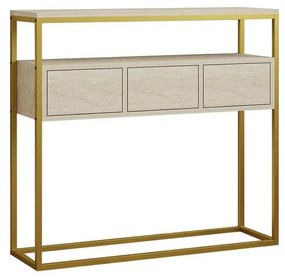 Măsuță Guarda Travertine and Gold