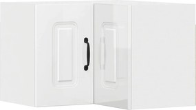 vidaXL Dulap de bucătărie Kalmar Alb lucios 57 x 57 x 40 cm