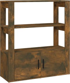 vidaXL Servantă, stejar fumuriu, 80x30x90 cm, lemn prelucrat