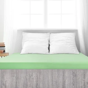 Cearșaf de pat 4Home Premium jersey verde , 90 x200 cm, 90 x 200 cm