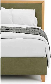 Pat Infinity Tapitat cu Saltea  120/140/160/180x200cm - 120x200