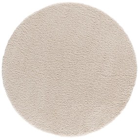 Covor bej rotund ø 130 cm Norge – Universal