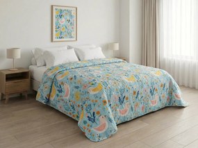 Cuvertura de pat SPRING TWEET, colorată Dimensiune: 170 x 210 cm
