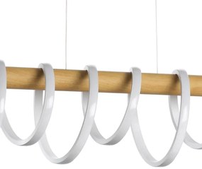 Lustră LED pe cablu ONLI NILO LED/70W/230V 4000K maro/alb