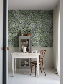 Tapet Marbling, Green, Rebel Walls