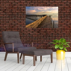 Tablou - e malul lacului Obersee (90x60 cm)