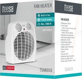 Aeroterma 800 1200 2000w teesa