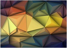 Tablou - Abstracție 3D poligonală (70x50 cm)