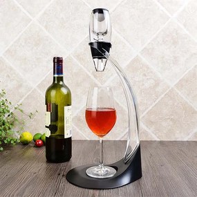 Decantor de vin cu suport