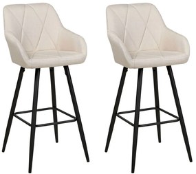 Set 2 buc scaun tip bar Donna (bej). 1078550