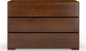 Comodă lemn masiv TerraCraft Pin 3 sertare, 120 × 45 × 81 cm