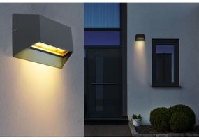 Aplică LED de exterior HONNA LED/7W/230V IP54 antracit Globo 34175