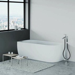 Cada freestanding Florida Balu Slim 165x80 cm stanga lipita de perete, BTW