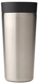 Cana thermos Brabantia Make&Take 1008489, 360 ml, Fara varsare, Argintiu/Negru