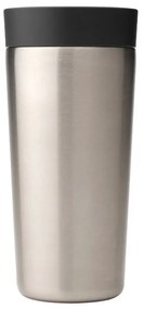 Cana thermos Brabantia Make&Take 1008489, 360 ml, Fara varsare, Argintiu/Negru