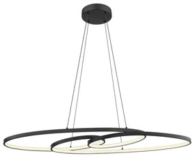 Lustră LED pe cablu Globo 67177-40 SPIRA LED/39W/230V 2700/4000/6500K