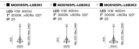 Lustra/Pendul LED design modern decorativ Bangkok