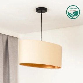 Lustră pe cablu Duolla OVAL VEGAN 1xE27/15W/230V crem