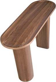 Consola design LUX Oval Walnut