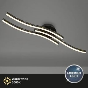 Plafonieră LED Brilo LED/19W/230V 3000K negru