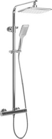 Coloana de dus cu termostat Rea Tom palarie 1 functie crom lucios