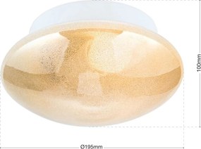Mini Plafoniera DREAM ice gold D19,5cm