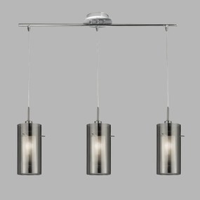 Lustra suspendata design modern Duo II 3L crom 3303-3SM SRT