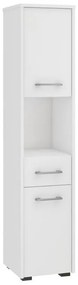Supermobel Dulap de baie FIN 2D1SZ1WN, 30x140x30, alb