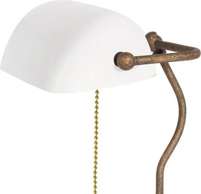 Lampa de birou din alama design clasic Banker