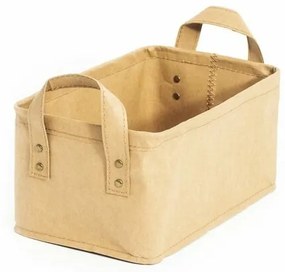 Coș de depozitare Compactor Basket Ecologic, 28 x 18 x 13 cm, bej