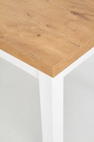 Masă de sufragerie Tango (stejar lancelot + alb). 1038763
