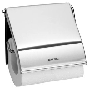 Suport hartie igienica Brabantia ReNew 107867, Rezistent la coroziune, Gri