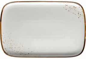 Mäser Tava dreptunghiulară Pintar White cu punctemaro 30 x 20 x 2 cm, L