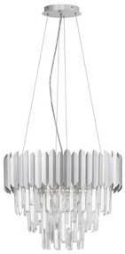 Lustra suspendata design elegant MAGNOLIA crom