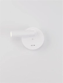 Aplica cu Spot LED directionabil stil minimalist TICO alba, NVL-9695146