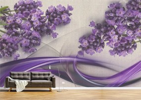 Tapet Premium Canvas - Abstract lavanda