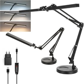 Brilagi - Lampă de birou LED reglabilă VARIO LED/15W/230V 3000-6000K neagră