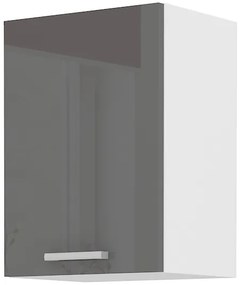 Dulap superior de bucătărie Saria 40 G 60 F (Luciu gri). 1033014