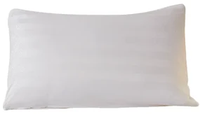 Husa pentru perna JASMINE 50x70 cm alba, buzunar hotelier