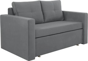 Canapea BUNIO III, stofa clasica gri - Manila 16, 147x88x86 cm
