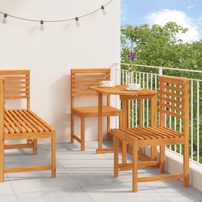 vidaXL Set mobilier de grădină, 5 piese, lemn masiv de acacia