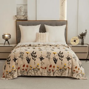 Patura Cocolino microplus HERBAR, bej Dimensiune: 200 x 220 cm