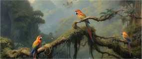Tablou - Pădure tropicală (120x50 cm)
